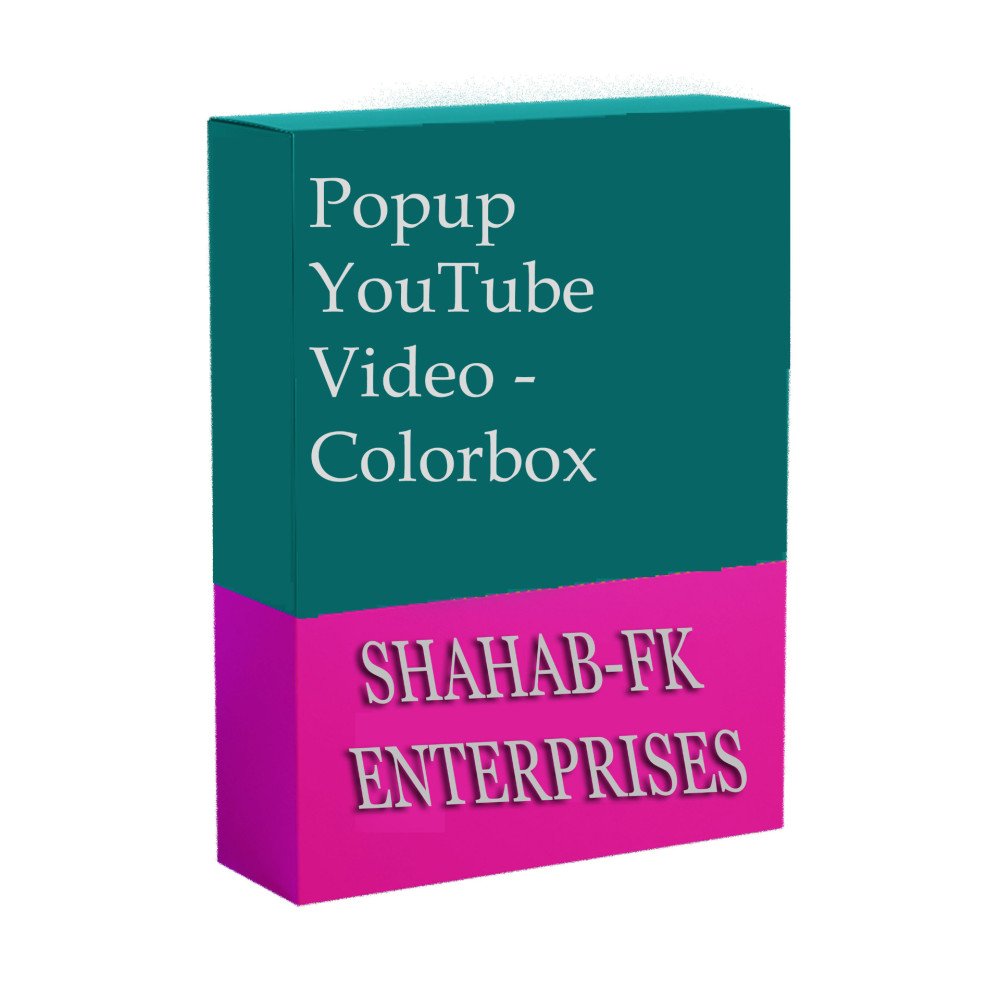 PrestaShop Popup Youtube Video - Colorbox on All Pages