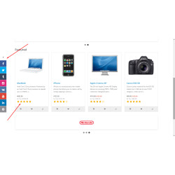 PrestaShop Social Media Side Bar Links Buttons on All Pages